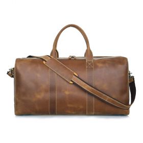 Leather Travel Bag In Leather