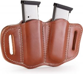 New Leather Double Magazine Holster