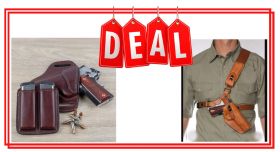 Shoulder Holster And Belt Holster With Mag Pouch For All Guns 
